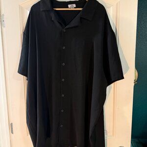 One Bone Airflow Yacht Button-Up • Size 5(6XL) • Black